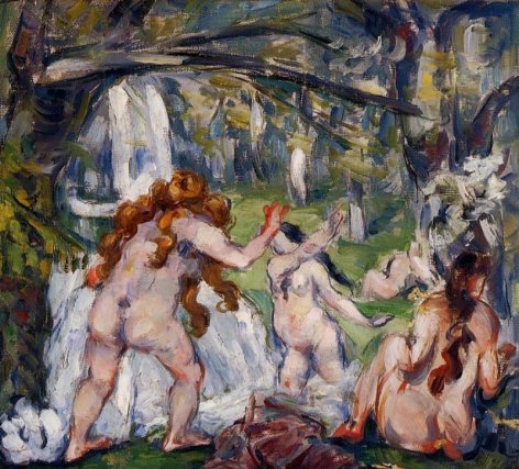 Paul Cezanne - Three Bathers 1