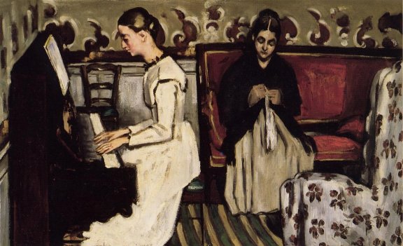 Paul Cezanne - Young Girl at the Piano - Overture to Tannhauser