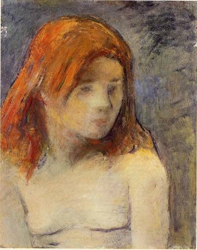 Paul Gauguin - Bust of a Nude Girl