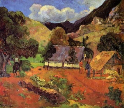 Paul Gauguin - Landscape with Three Figures