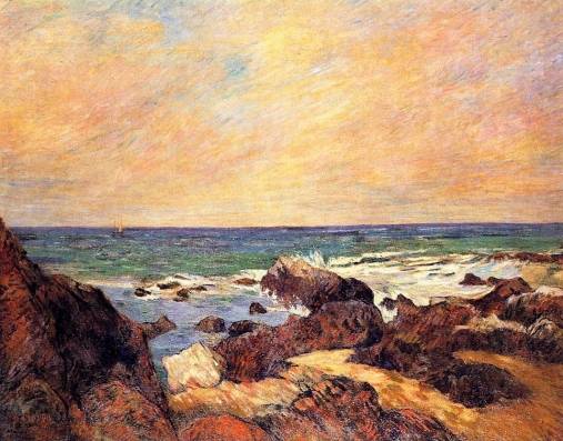 Paul Gauguin - Rocks and Sea