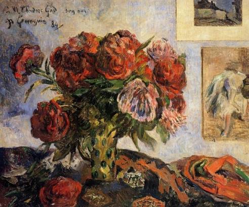 Paul Gauguin - Vase of Peonies