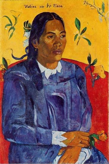 Paul Gauguin - Woman with a Flower