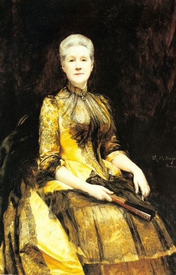 Raimundo Y Madrazo - A Portrait of Mrs James Leigh Coleman