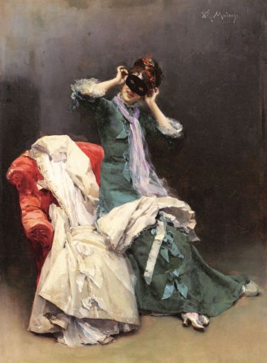 Raimundo Y Madrazo - Preparing for the Costume Ball