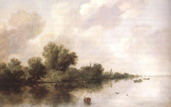 Salomon van Ruysdael - River Scene 1