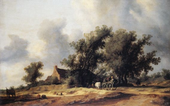 Salomon van Ruysdael - Road