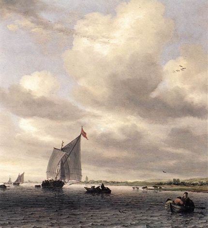 Salomon van Ruysdael - Seascape