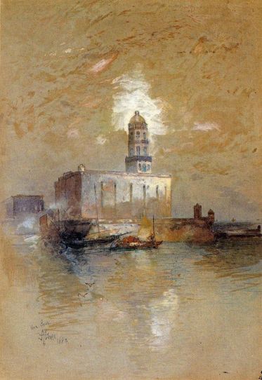 Thomas Moran - Castle Of San Juan D-ulloa Vera Cruz Mexico