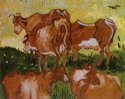 Vincent van Gogh - Cows