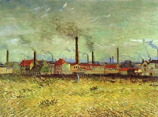 Vincent van Gogh - Factories at Asnieres Seen from the Quay de Clichy