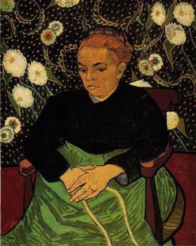 Vincent van Gogh - La Berceuse (Augustine Roulin) 1