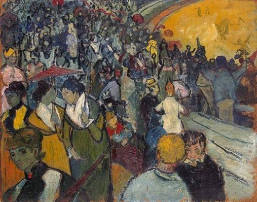 Vincent van Gogh - Spectators in the Arena at Arles