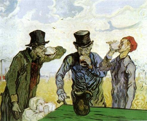 Vincent van Gogh - The Drinkers