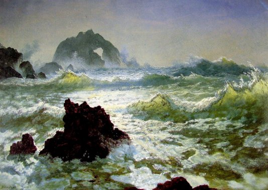 Albert Bierstadt - Seal Rock California