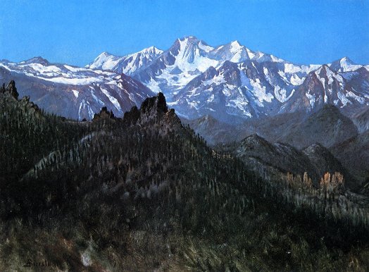 Albert Bierstadt - Sierra Nevada Aka From The Head Of The Carson River