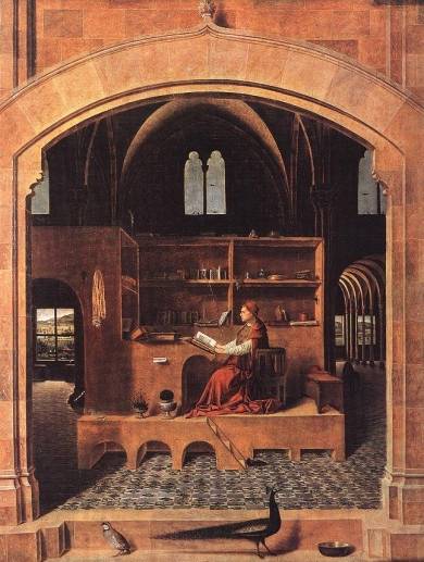 Antonello da Messina - St Jerome in his Study