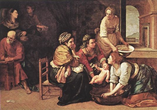 Artemisia Gentileschi - Birth of St John the Baptist