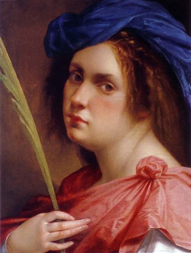 Artemisia Gentileschi - Self-Portrait as a Female Martyr