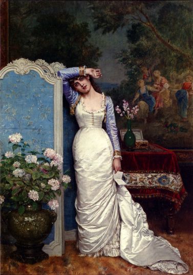 Auguste Toulmouche - Young Woman