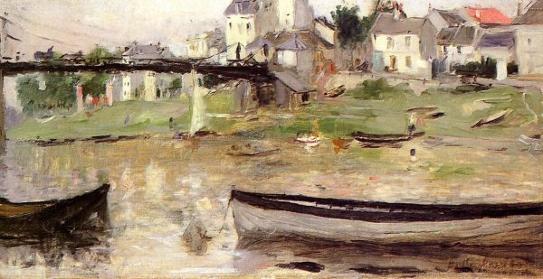 Berthe Morisot - Boats on the Seine