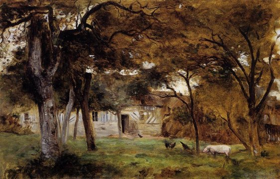 Berthe Morisot - Farm in Normandy