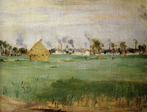 Berthe Morisot - Landscape at Gennevilliers