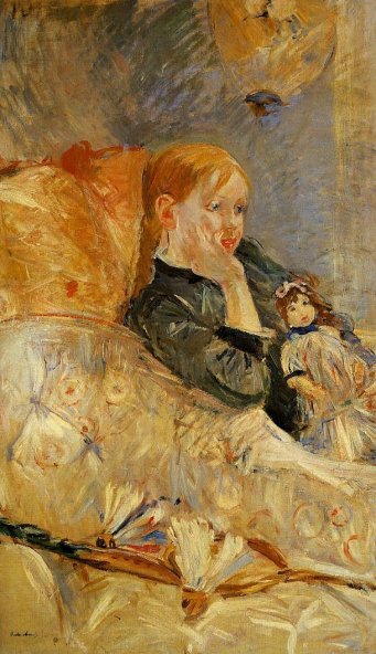 Berthe Morisot - Little Girl with a Doll