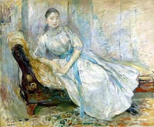 Berthe Morisot - Madame Albine Sermicola in the Studio