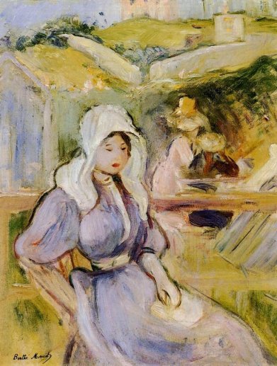 Berthe Morisot - On the Beach at Portrieux