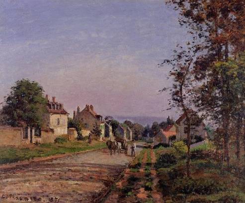 Camille Pissarro - Outskirts of Louveciennes