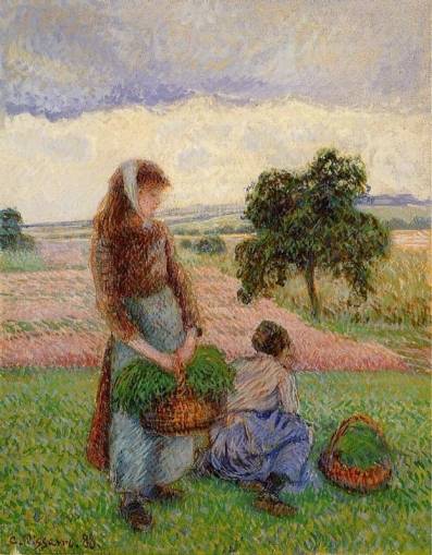 Camille Pissarro - Peasant Woman Carrying a Basket