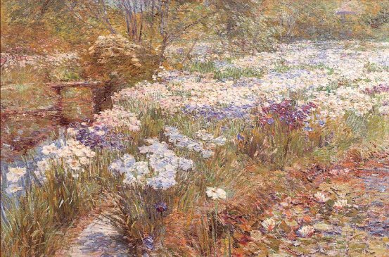 Childe Hassam - The Winter Garden 1909