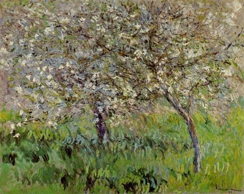 Claude Monet - Apple Trees in Bloom at Giverny