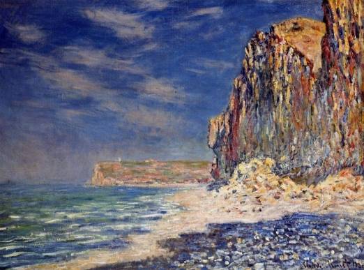 Claude Monet - Cliff near Fecamp