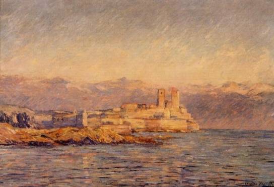 Claude Monet - The Castle in Antibes