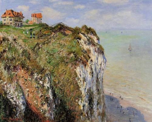 Claude Monet - The Cliff at Dieppe