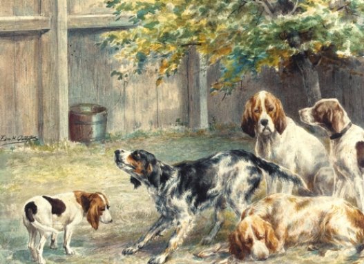 Edmund Henry Osthaus - Beagle & English Setters