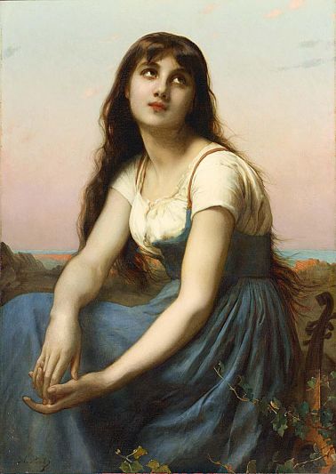 Etienne Adolphe Piot - A Young Beauty
