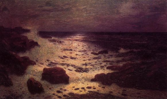 Ferdinand du Puigaudeau - Moonlight on the Sea and the Rocks
