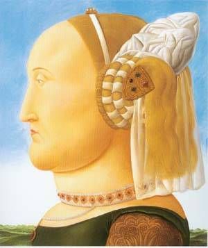 Fernando Botero - After Piero Della Francesca