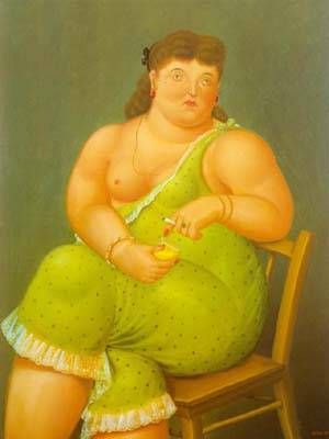 Fernando Botero - Amalia 1995