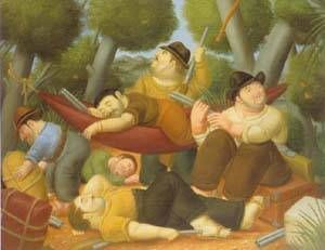 Fernando Botero - Guerillas