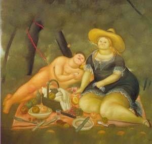 Fernando Botero - Le Dejeuner Sur I Herbe