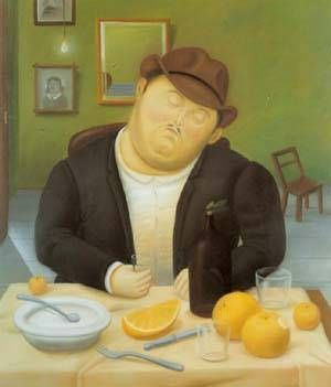 Fernando Botero - The Siesta