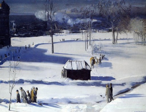 George Bellows - Blue Snow, the Battery