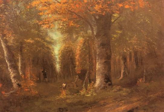 Gustave Courbet - Forest in Autumn