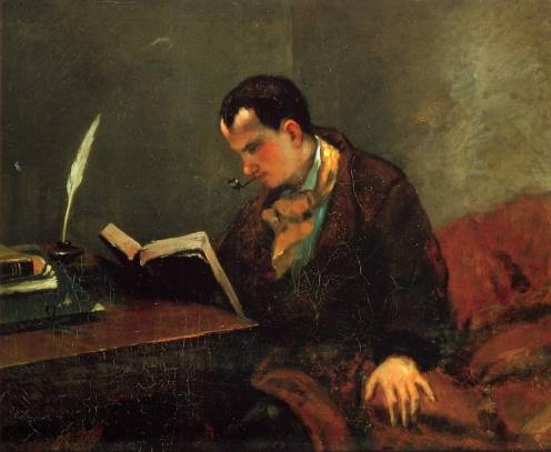 Gustave Courbet - Portrait of Baudelaire