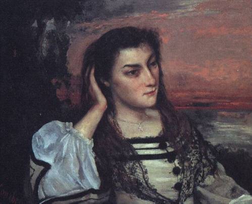 Gustave Courbet - Portrait of Gabrielle Borreau