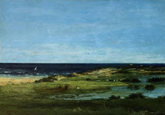 Gustave Courbet - Souvenir of Les Cabanes